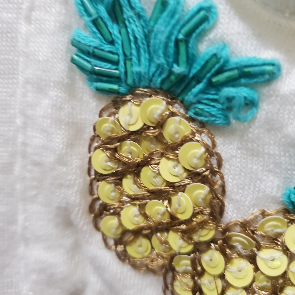 J.CREW - WHITE LINEN TOP - Picture 4 of 6